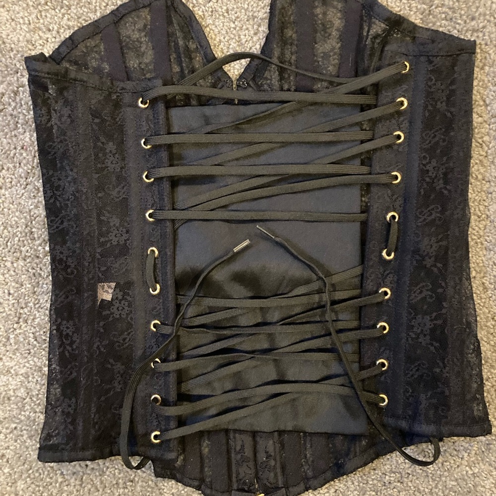 Agent Provocateur Black Lace Corset - Picture 3 of 9